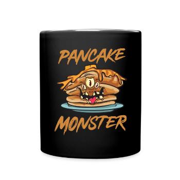 Pancake Breakfast Pancakes - Full Colour Mug - black - Front