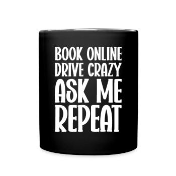 Tourism clerk Travel agency - Full Colour Mug - black - Front