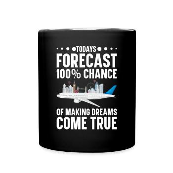 Tourism clerk Travel agency - Full Colour Mug - black - Front