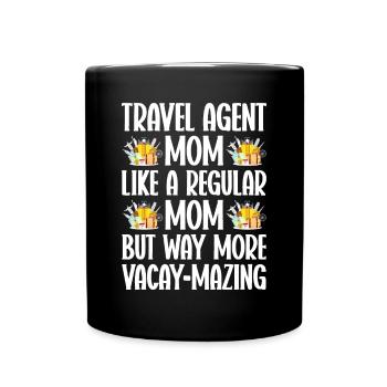 Tourism clerk Travel agency - Full Colour Mug - black - Front