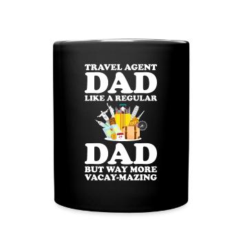 Tourism clerk Travel agency - Full Colour Mug - black - Front