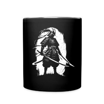 Samouraï - Mug uni - noir - Devant