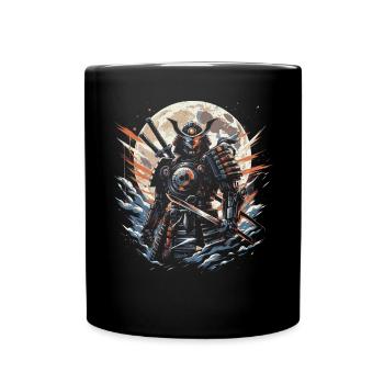Samouraï - Mug uni - noir - Devant