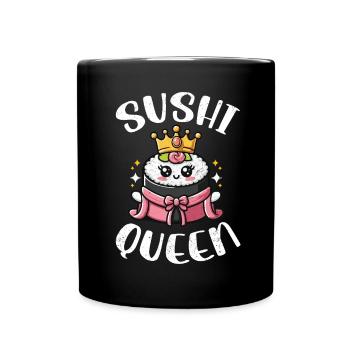 Sushi - Tasse einfarbig - Schwarz - Vorne