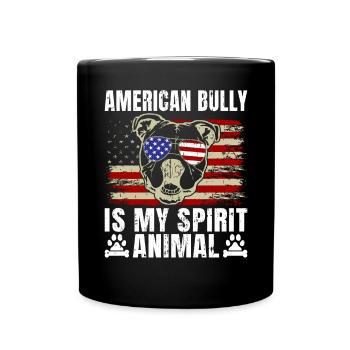 Cadeaux American Bully - Mug uni - noir - Devant