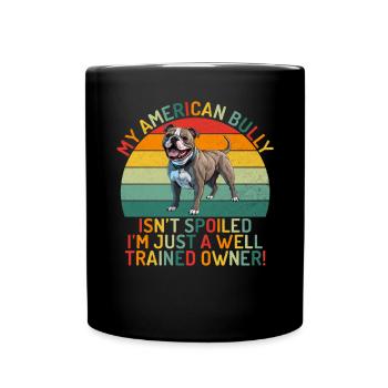 Cadeaux American Bully - Mug uni - noir - Devant