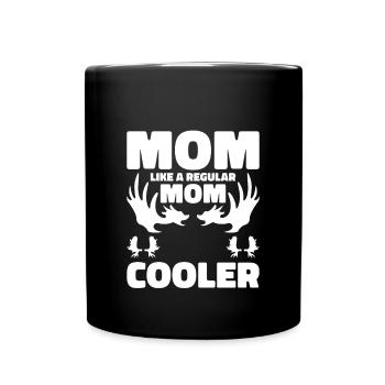 Antler Hunting Antler Hunter Hunting Hunting Trophy - Full Colour Mug - black - Front