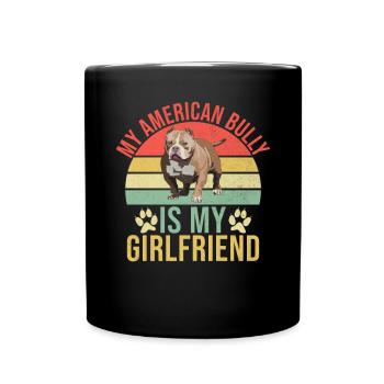 Cadeaux American Bully - Mug uni - noir - Devant