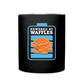 Waffles Waffle Lover Waffle Gift - Full Colour Mug - black - Front