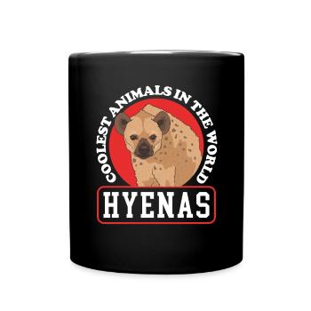 Hyena Hyena Spotted Hyena Gift - Full Colour Mug - black - Front