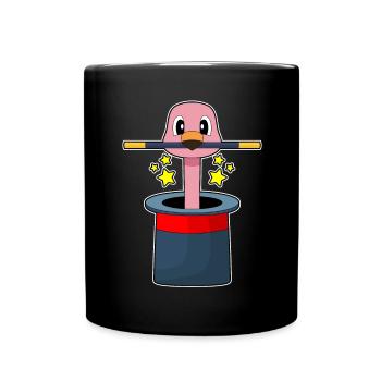 Flamingo Wizard Wand - Full Colour Mug - black - Front