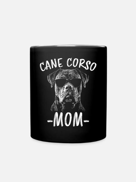 Cane Corso Italiano Mama Mom Cane Corso Geschenk - Tasse einfarbig - Schwarz