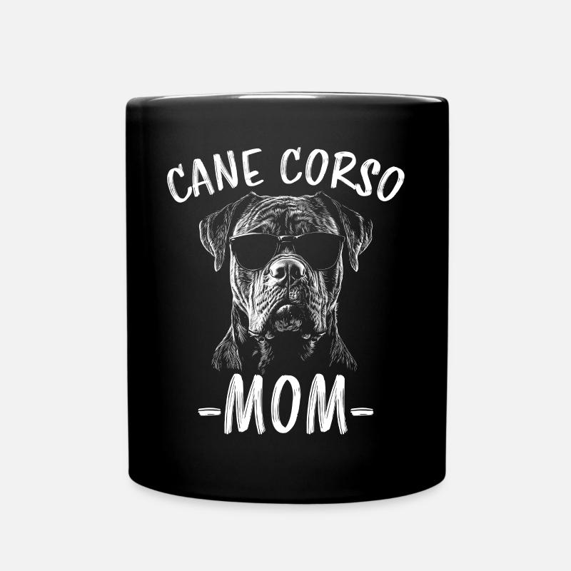 Cane Corso Italiano Mama Mom Cane Corso Geschenk - Tasse einfarbig - Schwarz