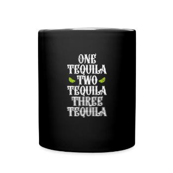 Tequila - Tasse einfarbig - Schwarz - Vorne