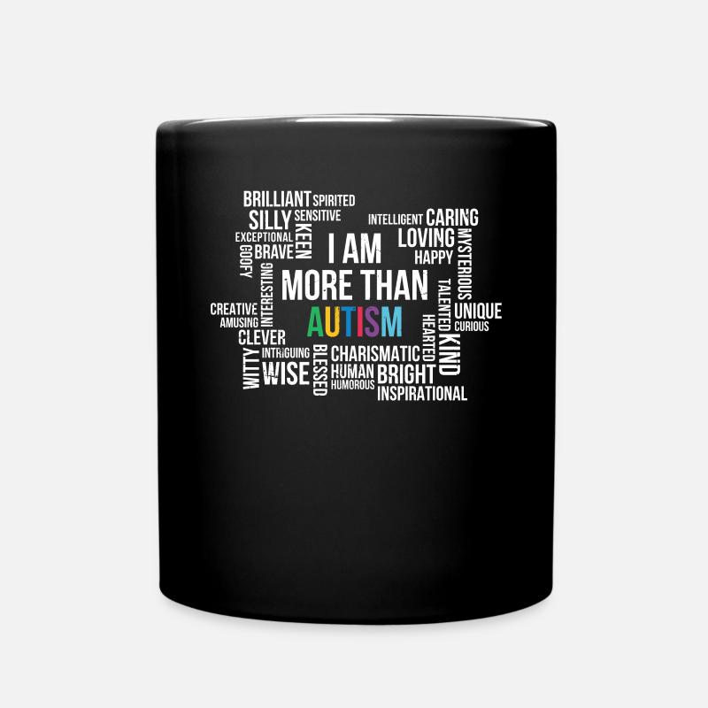 Autismus - Tasse einfarbig - Schwarz