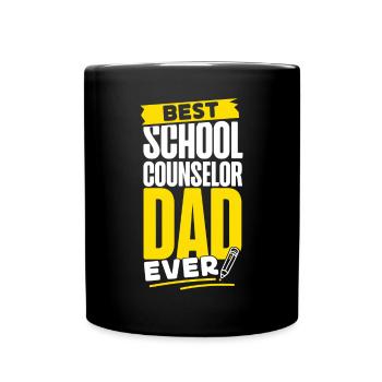 Conseiller scolaire Papa Meilleure école - Mug uni - noir - Devant