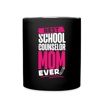 Conseillère scolaire Maman Meilleure école - Mug uni - noir - Devant