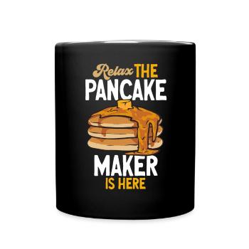 Crêpes Petit-déjeuner Crêpes - Mug uni - noir - Devant