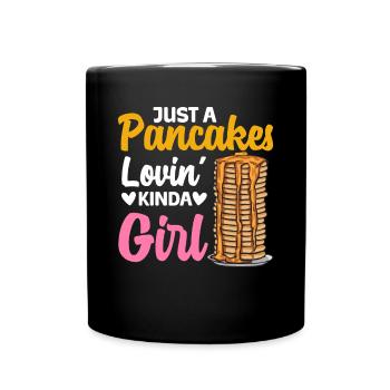 Pancake Breakfast Pancakes - Full Colour Mug - black - Front