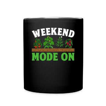 Gardener Landscaping - Gardening Mode On - Full Colour Mug - black - Front