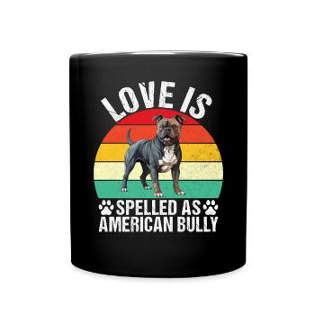 Cadeaux American Bully - Mug uni - noir - Devant