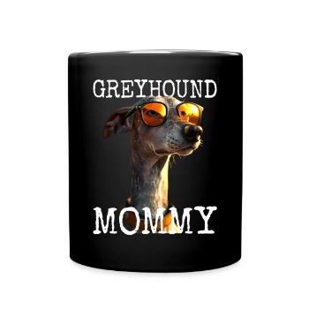 Lévrier Maman Chiens Maman Maman Fête des Mères Maman Lévrier - Mug uni - noir - Devant