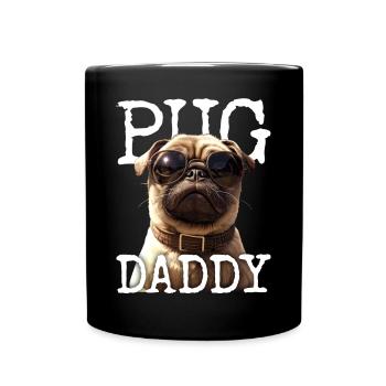 Carlin Papa Carlin Papa Fête des Pères Carlin Papa Mignon Carlin - Mug uni - noir - Devant