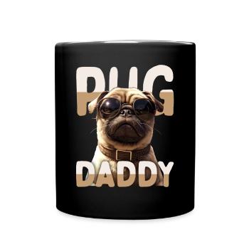 Carlin Papa Carlin Papa Fête des Pères Carlin Papa Mignon Carlin - Mug uni - noir - Devant