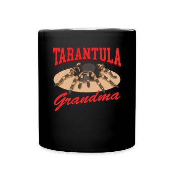 Tarantulas Granny Tarantula Spider Gift - Full Colour Mug - black - Front