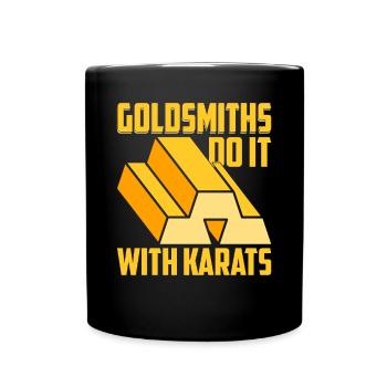 Goldsmith Gold Jewelry Manufacturer Gold Jewelry - Full Colour Mug - black - Front