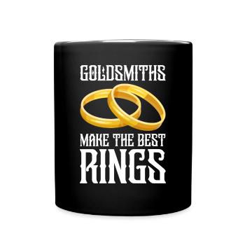 Goldsmith Gold Jewelry Manufacturer Gold Jewelry - Full Colour Mug - black - Front
