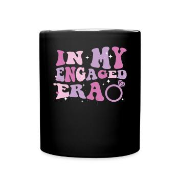 Hen bachelorette party bride - Full Colour Mug - black - Front