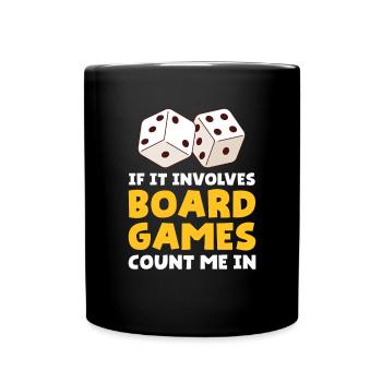 Board Game Board Games Game Night Games Gift - Full Colour Mug - black - Front
