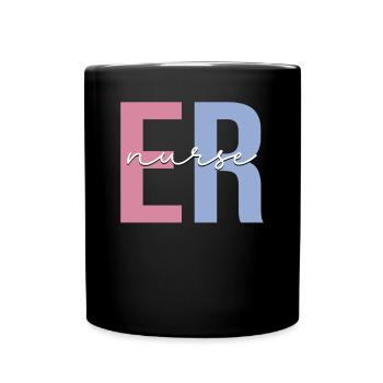 Er Krankenschwester Notfall Krankenschwester - Tasse einfarbig - Schwarz - Vorne