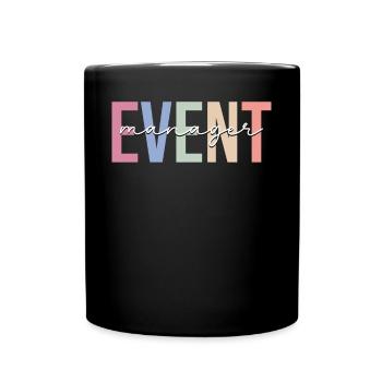 Veranstaltungsmanager Koordinator - Tasse einfarbig - Schwarz - Vorne