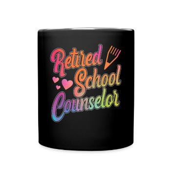 School Counselor Retired - Tasse einfarbig - Schwarz - Vorne