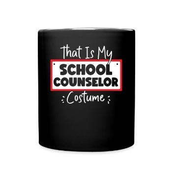 School Counselor Halloween That Is - Tasse einfarbig - Schwarz - Vorne