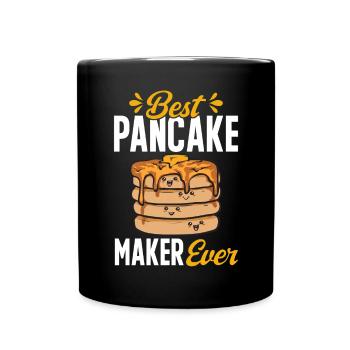 Pancake Breakfast Pancakes - Full Colour Mug - black - Front