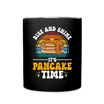 Crêpes Petit-déjeuner Crêpes - Mug uni - noir - Devant