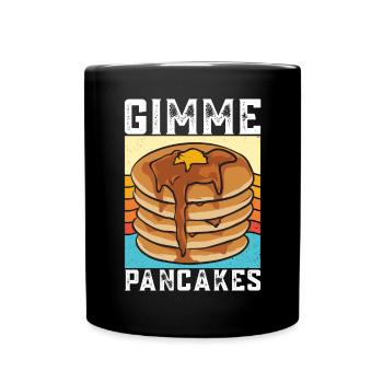 Crêpes Petit-déjeuner Crêpes - Mug uni - noir - Devant