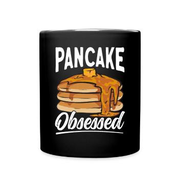Crêpes Petit-déjeuner Crêpes - Mug uni - noir - Devant