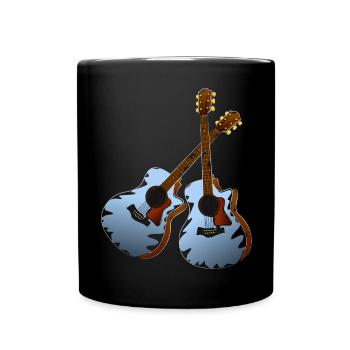 Guitar musician - Full Colour Mug - black - Front