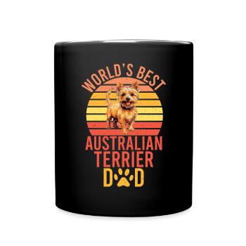 Cadeaux pour terrier australien - Mug uni - noir - Devant
