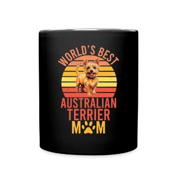 Cadeaux pour terrier australien - Mug uni - noir - Devant
