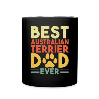 Australian Terrier Gifts - Tasse einfarbig - Schwarz - Vorne