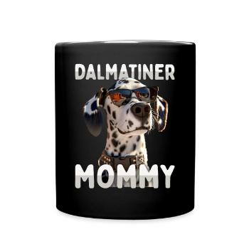 Dalmatien Maman Chiens Maman Maman Maman Maman Fête des mères Maman - Mug uni - noir - Devant