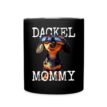 Dachshund Mommy Dachshund Mom Viennese Mom Mother's Day - Full Colour Mug - black - Front