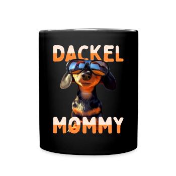 Dachshund Mommy Dachshund Mom Viennese Mom Mother's Day - Full Colour Mug - black - Front