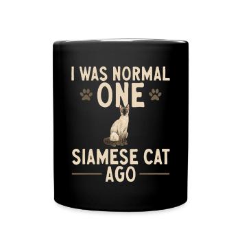 Siamese Cat Siamese Cat - Full Colour Mug - black - Front