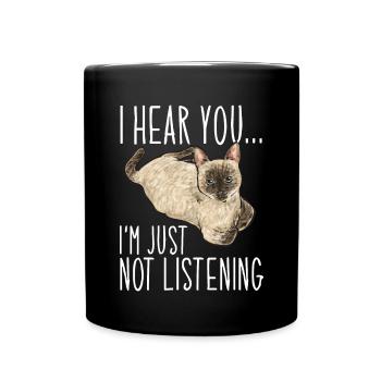 Siamese Cat Siamese Cat - Full Colour Mug - black - Front